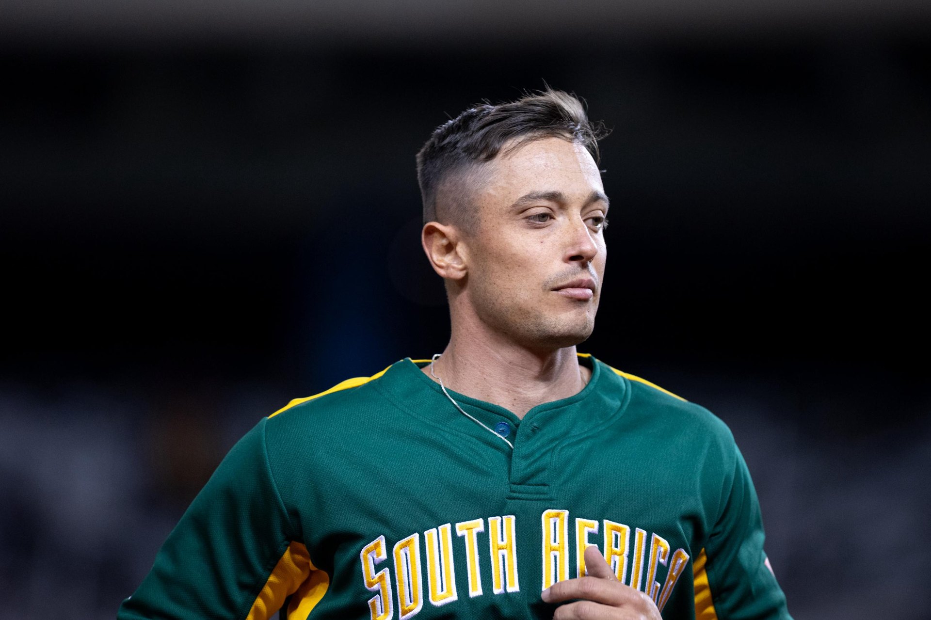 Chris Beyers — Arabia Wolves baseball action shot